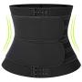 KIWI RATA Neoprene Sauna Waist Trainer Corset Sweat Belt for Women Weight Loss Compression Trimmer Workout Fitness