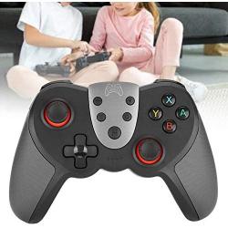 Mobile Gaming Controller, Wireless Mobile Controller Support for NFC, Vibration and Gyro Functions Bluetooth Gamepad for Switch/Switch Lite Console Cellphone Gamepad Accessories(Black)