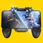 Game Controller | Ak77 Cooling Fan Pubg Game Controller Gamepad Six Finger Trigger Shooting Joystick Gamepad for iOS Android Mobile Phone 1200 Mah