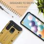 Evocel Galaxy A21 Explorer Series Pro with Glass Screen Protector and Belt Clip Holster for The Samsung Galaxy A21, Gold