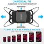 Bike Phone Mount, Detachable 360° Rotation Adjustable Universal Silicone Handlebar Cradle Motorcycle Phone Mount -for iPhone 11 Pro Max/X/XR/XS MAX/8/7 Plus, Samsung Galaxy S20 or Any Cell Phone…