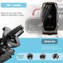 Wirelsss Car Charger,QI Fast Charging Air Vent Holder Auto-Clamping Smart Sensor Phone Holder for Car Compatible with iPhone 11/11 Pro/11 Pro Max/Xs/XR/X/8/8+,Samsung S10/S10+/S9/S9+