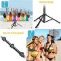 62" Phone Tripod, Aureday Portable Cell Phone Tripod Stand with Bluetooth Remote and Universal Phone Holder, Perfect for Selfies/Video Recording/Vlogging/Live Streaming