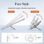 ESR Cell Phone Ring Holder Stand, Universal 360° Rotation Finger Kickstand with Glitter Rhinestone Compatible with iPhone/iPad/All Smartphone and Tablet - Silver