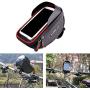 Jroyseter Bicycle Mobile Phone Bag with Adjustable Strap Waterproof Touch Screen Bike Handlebar Storage Bag for Smartphone Bicycle Bag Pouch Holder