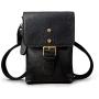 NKns Fanny Pack Mens Backpack Leather Mens Mobile Phone Camera Outdoor Small Pocket Shoulder Messenger Bag Crossbody Bag