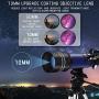 Astronomy Telescope for Beginners with 43 inch Tripod Smartphone Adapter Mounting Portable Travel Scope Case, 400 70mm 66x MAXLAPTER