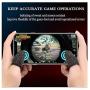 GuangTouL 8 Pcs Mobile Game Finger Sleeve Controller Finger Sleeve Compatible with PUBG Mobile Game Controller Sensitive Shoot and Aim Keys for Android iOS Joysticks PUBG Knives Out Rules of Survival