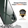 TORRAS Diamonds Clear iPhone 11 Pro Max Case, [Anti-Yellowing][Fully Protective] Slim Fit Shockproof Hard Plastic Back & Soft Silicone Bumper Phone Case Designed for iPhone 11 Pro Max, Matte Black