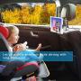 Car Headrest Mount, Tablet Headrest Holder, Car Backseat Seat Mount Holder Universal 360° Rotating Adjustable for All 6"-10.5" Tablet iPad iPad Air iPad Mini,Samsung Galaxy,Cell Phones 4.5"-8" (Red)