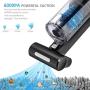 【Upgraded Version 】 FOXNOVO 6000PA Car Vacuum Cleaner High Power Suction, DC 12V Portable Vacuum Cleaner for Car with Led Light and Stainless Steel Filter Wet/Dry Handheld Vacuum Cleaner for Car