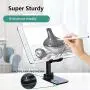 Adjustable Cell Phone Stand, Foldable Desktop Cell Phone Holder Cradle Dock Holder, Phone Stand for iPhone and All Smart Phones and Tablets(White) Adjustable Cell Phone Stand, Foldable Desktop Cell Phone Holder Cradle Dock Holder, Phone Stand for iPhone and All Smart Phones and Tablets(White)