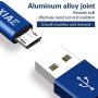 Micro USB Cable,XIAE 5Pack (3/3/6/6/10FT) Nylon Braided Fast Charging Cable Aluminum Housing USB Charger Android Cable for Samsung Galaxy S7 Edge S6 S5,Android Phone,LG G4,HTC and More-Black&Blue