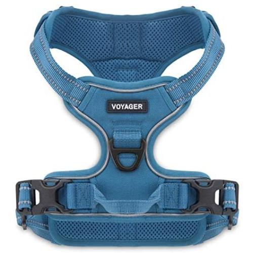 Voyager Dual Attachment Outdoor Dog Harness by Best Pet Supplies | NO-Pull Pet Walking Vest Harness