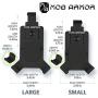 Mob Armor Mob Mount Magnetic – Universal Smartphone Holder - Large - Black