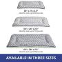 SoHome Pet Bed Deluxe Plush Fill, Reversible Paw Print Design, Machine Washable, Ideal for Dog Crates, Gray