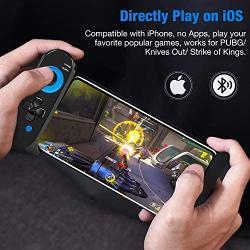 Controller for iOS, BEBONCOOL Wireless Controller for iPhone with triggers, Gamepad for PUBG Remote Single Hand Controller with Triggers for iOS Support Keymapping