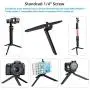 Mini Tripod, Desktop Tabletop Stand Tripod with 1/4 Inch Screw for Smooth 4, Osmo Mobile, Vimble 2, Gimbal Handle Grip Stabilizer and All Cameras