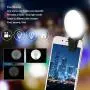Yosooo Cell Phone Fill Light, LED USB Charging Phone Selfie Mini Portable Dimmable Wide Angle Universal Clip Shot Fill Lamp with Mirror(Black) Yosooo Cell Phone Fill Light, LED USB Charging Phone Selfie Mini Portable Dimmable Wide Angle Universal Clip Shot Fill Lamp with Mirror(Black)