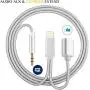 Aux and Charger Cable Compatible with iPhone to Headphone, 2 in 1 Aux Cable for Car with Charger Support iPhone6/7/8/X/Xs/Xr/iPad/iPod to Car Stereo or Headphone Audio Jack(Silver) Aux and Charger Cable Compatible with iPhone to Headphone, 2 in 1 Aux Cable for Car with Charger Support iPhone6/7/8/X/Xs/Xr/iPad/iPod to Car Stereo or Headphone Audio Jack(Silver)