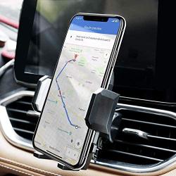 Air Vent Phone Holder, Amoner Car Phone Mount Cell Phone Holder Car Vent Phone Mount Car Mount Compatible with iPhone 11 Pro Max XS Max XR X 8 7 6 5 SE Samsung Galaxy S10 S9 S8 S7 Note10 9 LG and More