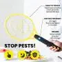 Zap It Bug Zapper Rechargeable Bug Zapper Racket, 4,000 Volt, USB Charging Cable Zap It Bug Zapper Rechargeable Bug Zapper Racket, 4,000 Volt, USB Charging Cable