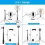 Kikunum 10.2" Selfie Ring Light Dimmable with Tripod Stand and Cell Phone Holder, Mini Led Camera Ring Light for Live Kikunum 10.2" Selfie Ring Light Dimmable with Tripod Stand and Cell Phone Holder, Mini Led Camera Ring Light for Live