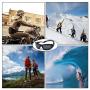LUFF UV400 Outdoor Riding Glasses Sunglasses to Protect The Eyes from Glare, Suitable for Cycling Running Fishing Ski Golf