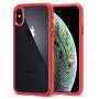 Spigen Ultra Hybrid Designed for Apple iPhone Xs Case (2018) / Designed for Apple iPhone X Case (2017) - Red