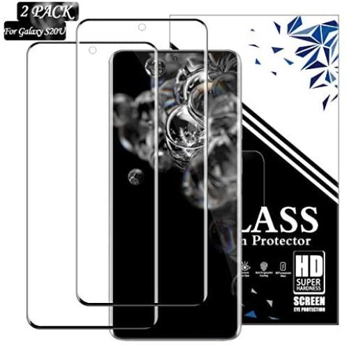 Galaxy S20 Ultra Screen Protector By EESHELL, [2 Pack] [New Version] HD Screen Protector [Touch Sensitive] [Ultrasonic Fingerprint Compatible] [Case Friendly] for Galaxy S20 Ultra