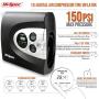 Hi-Spec 12V Digital Air Compressor Tyre Inflator with Digital Pressure Gauge, Auto Shut-Off, 150PSI Max Pressure & 3 Adapters, Pump for Car Tires, Balls, Bikes, Pool Toy, Inflatable Mattress Bed