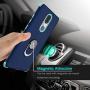 Coolpad Legacy Case, lovpec Ring Magnetic Holder Kickstand Phone Cover Case for Coolpad Legacy 2019 (Navy)
