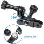 Aluminum Ball Joint Mount gopro Handlebar Mount, 360 Rotation and Lock Any Direction, Shock-Resistant, Compatible with Gopro Max Hero DJI OSMO Action Camera