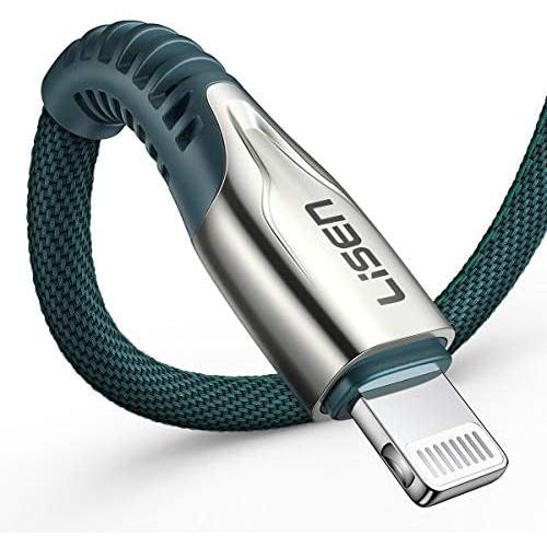 LISEN iPhone Charger Cable 6ft, [2020 Upgarded] Zinc Alloy and Fabric Nylon Lightning Cable, [C89 Apple MFi Certified] Lightning to USB A Cable 2.4A Fast Charging Cord Compatible with iPhone iPod