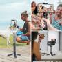 ULANZI Carbon Fiber Handle Grip, Lightweight Extension Monopod Pole Stick for Gimbal Smartphone Cameras