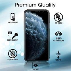 YMHML [3 Pack] Privacy Screen Protector for iPhone 11 Pro Max/iPhone Xs Max (6.5 inch), Tempered Glass Anti Spy Case Friendly Bubble Free Easy Installation