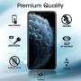 YMHML [3 Pack] Privacy Screen Protector for iPhone 11 Pro Max/iPhone Xs Max (6.5 inch), Tempered Glass Anti Spy Case Friendly Bubble Free Easy Installation
