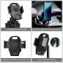 Car Cup Holder Mount, IKITS Universal Car Phone Holder for Car Adjustable Smartphone Vehicle Cup Holder Cradle Compatible iPhone 11R Pro 11 XR MAX XS 8, Galaxy S10+ S10e S9 S8 A8 A6 J4, LG,Nexus,Moto