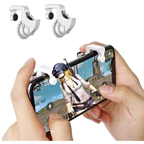 Rednix Game Controller - Sensitive Shoot and Aim Triggers Fire Buttons L1R1 for PUBG/Knives Out/Rules of Survival，Mobile Game Trigger Phone Game Controller for Android iPhone