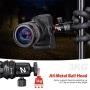 Zeadio Flexible Camera Tripod Kits, with Metal Ball Head Mount, Cellphone Tripod Holder and Standard dapter for Gopro, Camera,Camcorder, DSLR, Action Cameras etc