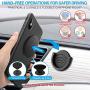 Car Grips Mount for Phone Stand, pop-tech 2 Pack Car Phone Holder for Collapsible Grip/Socket Mount Users with 3M Sticky Adhesive Replacement Used on Dashboard, Home, Desk, Wall - Black.