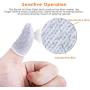 Qoosea Mobile Game Sleeve Touch Screen Finger Sleeve Compatible with PUBG Mobile Game Controller Sensitive Shoot and Aim Keys for Android iOS Joysticks PUBG Knives Out Rules of Survival