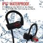ONE Day Sale! - The MX10 Bluetooth iPhone Headphones - Ear Buds Wireless Headphones - Designed for Running and Sport Workouts - Built-in Microphone with Noise Cancellation - IPX7 Waterproof