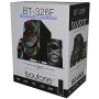 Boytone BT-326F, 2.1 Bluetooth Powerful Home Theater Speaker System, with FM Radio, SD USB Ports, Digital Playback, 40 Watts, Disco Lights, Full Function Remote Control, for Smartphone, Tablet.