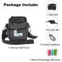 PET N PET Dog Treat Training Pouch-3 Ways to Wear Dog Treat Pouch with Built-in Poop Bag Dispenser-(3 Rolls Rainbow Poop Bags Included)