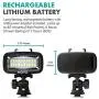 Movo LED-WP Underwater High-Power Rechargeable LED Video Light with Action Camera and Shoe Mounts, Compatible with GoPro, DSLR - Perfect for Vlogging, Traveling, Scuba Diving, Snorkel, Surfing, Sport Movo LED-WP Underwater High-Power Rechargeable LED Video Light with Action Camera and Shoe Mounts, Compatible with GoPro, DSLR - Perfect for Vlogging, Traveling, Scuba Diving, Snorkel, Surfing, Sport