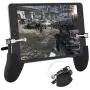 Pomya Game Handle for Ipad R9 Gaming Hand-Grip PC Zinc Alloy Injection Molding Gamepad Shooter for Ipad R9,Various Sizes of Mobile Phones