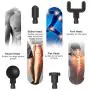 Carrying case Massage Gun, Handheld Deep Tissue Muscle Massager,Cordless Percussion Massaging Gun,Professional 20 Variable speeds Massage Device with 6 Attachments and Carry case Carrying case Massage Gun, Handheld Deep Tissue Muscle Massager,Cordless Percussion Massaging Gun,Professional 20 Variable speeds Massage Device with 6 Attachments and Carry case