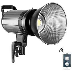 GVM LED Video Light, 90W bi-Color 3200K-5600K Temperature Spotlight, App Control, Studio Light for Outdoor Shooting, Studio Photography, YouTube Video Filming, Wedding.