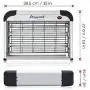 ASPECTEK Powerful 20W Electronic Insect Indoor Killer, Bug Zapper, Fly Zapper, Mosquito Killer-Indoor Use Including Free 2 PACK Replacement Bulbs ASPECTEK Powerful 20W Electronic Insect Indoor Killer, Bug Zapper, Fly Zapper, Mosquito Killer-Indoor Use Including Free 2 PACK Replacement Bulbs